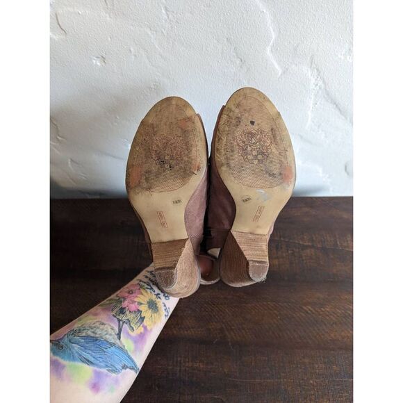 Vince Camuto Eliana Heeled Gladiator Caged Peep Toe Sandal Shoes - Size 8.5 - Picture 11 of 12